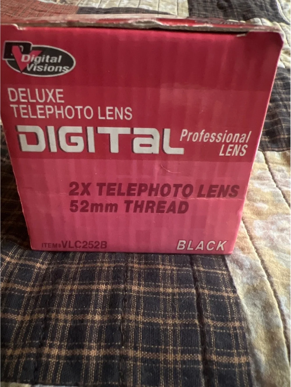 Digital Visions 2X Telephoto Lens 52mm Thread Black VLC252B